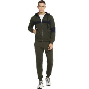 Wholesale Bulk Plain Blank Full Zip <b>Gym</b> Hoodies <b>Jackets</b> Men's Quality Fitted Jogging Tracksuit Hoodies & Sweatshirts Set - Product Image 1