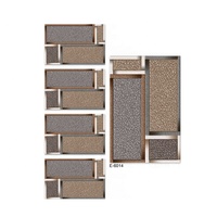 HOCH VERKAUFENDE DIGITAL ELEVATION CERAMIC WALL TILE MIT GLOSSY UND MATT OBERFLÄCHE ZUR DEKORATION VON WAND