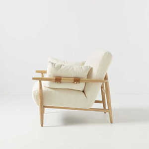 Modern All Weather <b>Outdoor</b> Furniture Garden Set Solid Teak Wood Sofa <b>Lounge</b> <b>Chair</b> - Product Image 6