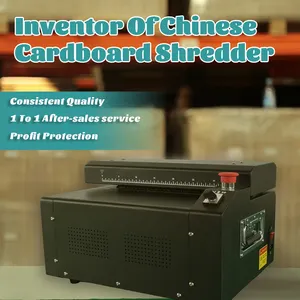 Industrial Save Cost Recyclable Waste Paper Boxes Cutting Perforators Machine Corrugated Cardboard Carton Shredders
