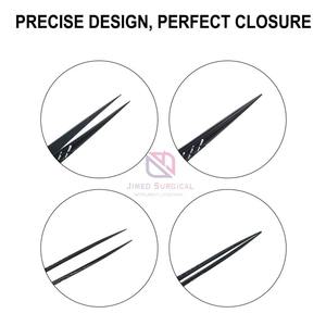 Pinzas para Pestañas de Acero Inoxidable de Alta Calidad Hechas a Medida, Modelo JI-2022, Reutilizables, Servicio OEM al por Mayor para Salones de Belleza - Product Image 2