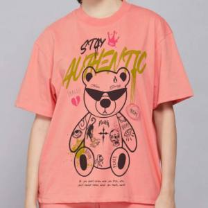 Top venta moda 2 piezas camiseta y conjunto corto femenino hecho a medida Casual y ropa de calle mujeres pantalones cortos y camiseta conjunto para niñas - Product Image 2