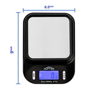 Báscula Digital de Cocina de 5 kg y 10 kg, Pantalla LCD, Material ABS, Funciona con Pilas AAA, Certificación RoHS, Medición de Peso, Forma Ovalada - Product Image 2