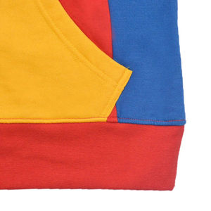 เสื้อมีฮู้ดสี่สีของผู้ชายแบบสั่งทำทันสมัยพร้อมแผงแยกหนาสำหรับสตรีทแวร์ - Product Image 3