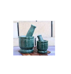 Mortero de mármol y Mazo de granito para uso en la cocina, pieza de diseño, producto en oferta - Product Image 6