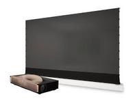Téléviseur laser VIVIDSTORM de 120 pouces, grille noire anti-lumière, écran électrique, projecteur à ultra courte focale, home cinéma, levage automatique