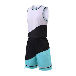 Uniformes d'équipe de maillot de basket-ball à transfert thermique personnalisés pour hommes, tout nouveau design, votre propre uniforme de basket-ball grande taille - Product Image 2
