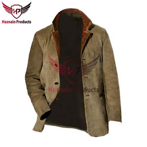 เสื้อแจ็คเก็ตผู้ชายวินเทจที่ไม่มีเวลาแฟชั่นฤดูใบไม้ร่วงฤดูหนาว ความอบอุ่นใหม่ในชุดชั้นนอกชาย เสื้อผ้ามีสไตล์ ประดิษฐ์ - Product Image 4