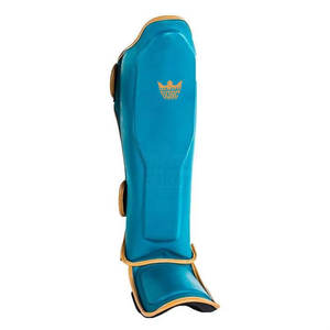 Protège-tibias en cuir de haute qualité pour la boxe et le MMA, légers, respirants, réglables, logo personnalisé, respectueux de l'environnement, protection des pieds - Product Image 3