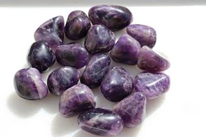 Piedras de amatista pulidas caídas brasileñas de alta calidad, cristal de energía Natural para Reiki, decoración del hogar, estilo mascota, Ágata - Product Image 2