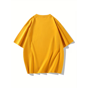 Camiseta de Lujo al por Mayor, 100% Algodón, 200 g/m², Gruesa, Unisex, con Logotipo Personalizado, Camiseta Lisa, Talla Grande, Camiseta para Hombre - Product Image 2