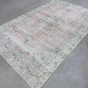 พรมวินเทจขนาดใหญ่ 6.1x10 ฟุต (187x304 ซม.) พรมโมร็อกโกสีเทาแบบตุรกี - Product Image 2