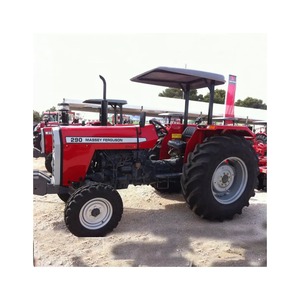 รถแทรกเตอร์มือสอง Massey Ferguson 385 ขับเคลื่อน 4 ล้อ สีแดง แรงยึดเกาะสูง สำหรับงานเกษตร - Product Image 1