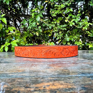 Cinturón Occidental de Cuero Vacuno Genuino Tallado a Mano de Primera Calidad, Hebilla de Aleación de Zinc con Diseño de Pirámide con Tachuelas, Tamaño Personalizado para Hombre y Mujer - Product Image 5