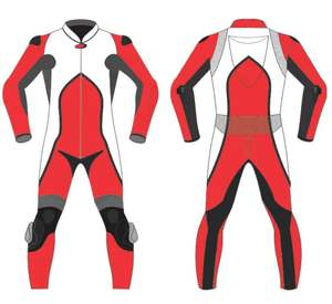 Traje de carreras de cuero personalizado, chaqueta de cuero para motocicleta, traje de carreras de cuero de vaca de marca personalizada - Product Image 5