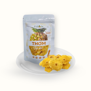 Piña de secado suave OEM con sabor dulce bajo en azúcar Envasado al vacío personalizado Etiqueta privada Proceso AD de frutas secas a granel - Product Image 1