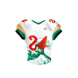 Camiseta de fútbol americano al por mayor, camiseta de fútbol cosida de la mejor calidad, uniforme de fútbol americano sublimado - Product Image 1
