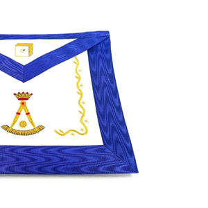 Gran oferta 2025 hecho a mano ASSR Rito escocés delantal de 14 grados al por mayor delantal de bordado masónico - Product Image 3