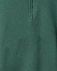 Pull à col montant 1/4 zippé en molleton décontracté pour homme, surdimensionné, de haute qualité, personnalisé avec un logo, en coton 100%, anti-froissement, pour l'automne - Product Image 2