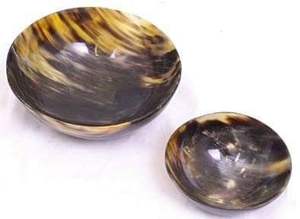 Bol en corne de buffle véritable de luxe pour les collations et les céréales, grand bol en corne de buffle pour la salade et les fruits, accepte le logo personnalisé, bol en corne - Product Image 2