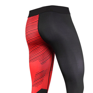 Leggings de compression haute performance pour hommes pour la course à pied Fitness Gym Workouts-Collants de sport à séchage rapide pour hommes - Product Image 3