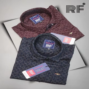 Camiseta de manga larga de satén con estampado de algodón 100%, camiseta informal elástica ligera con diseño Floral para niños y hombres - Product Image 6