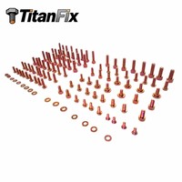 Kit complet de boulons en alliage de titane Titanfix GR5 pour moteurs, fixations en titane haute résistance TC4 de qualité compétition