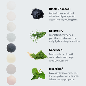 ERIGERON Deep Clean Black Charcoal <b>Shampoo</b> Bar Vegan Korean All-in-One Scalp Care Cleanser with Anti-Frizz Feature - Product Image 2