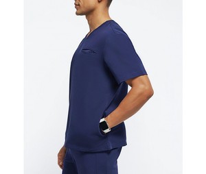 Uniforme de hospital elástico de talla grande personalizado uniformes médicos conjuntos hombres moda Doctor Scrubs uniformes conjuntos enfermera Jogger hombres - Product Image 3