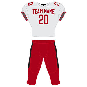 Customized High Quality 100% Polyester Unisex Quick Dry American Football Uniform Breathable Sublimated Sports Wear XL Plus Size - Product Image 1