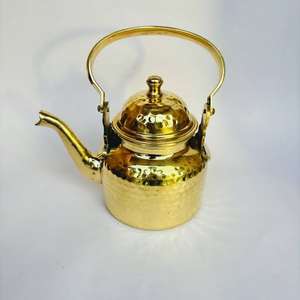 Best Home Decorative Brass Metal <b>Water</b> <b>Kettles</b> Golden Finish Tabletop Dinnerware for Kitchen & Living Room Decor - Product Image 3