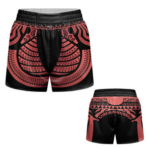 2024 été nouveau respirant imperméable coupe-vent taille haute MMA BJJ croix entraînement Shorts d'entraînement Style décontracté combat Sublimation - Product Image 2