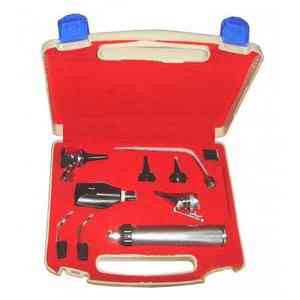 Juego de examen ENT de alta calidad con otoscopio LED e instrumentos de acero inoxidable para cirugía Caronia - Product Image 3