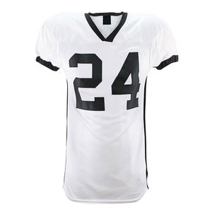 ชุดทีมอเมริกันฟุตบอลของผู้ชายเสื้อปักโลโก้แบบสั้นหกแผงเสื้อผ้ากีฬาสำหรับเยาวชน - Product Image 5