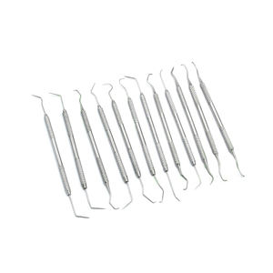 Kit d'examen et de détartrage dentaire manuel avec design ergonomique, pochette de transport stérilisable, certifié CE - Product Image 2