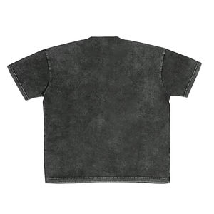 Acid Wash Oversize T <b>Shirts</b> for Men's Street Wear <b>Half</b> <b>Sleeve</b> Faded Acid Wash T <b>Shirts</b> With Custom Logo and Design OEM Service - Product Image 2