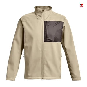 Chaqueta Softshell Personalizada al por Mayor para Hombre con Cierre Ecológico y Tela Transpirable con Logotipo Personalizado - Product Image 1