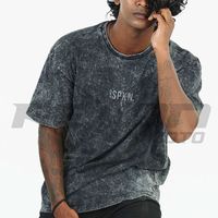 Camiseta Personalizada con Logotipo, Unisex, de Algodón, Estilo Vintage, Lisa, Color Retro Shaka, de Peso Pesado, Secado Rápido, Transpirable, Color Personalizado