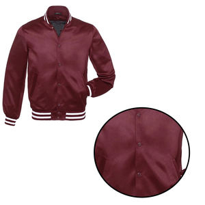 Men's 2025 High Street Fashion <b>Patchwork</b> Stand Collar Canvas Varsity <b>Jacket</b> with Covered Buttons Quick Dry & Breathable - Product Image 6