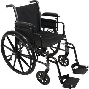 Silla de Ruedas Manual con Reposabrazos Cómodos, Soporte para Piernas Desmontable, Ideal para Uso Doméstico y Hospitalario - Product Image 5