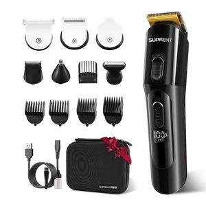 Kit de Afeitado Inalámbrico para Hombre, Recortadora de Pelo Eléctrica Impermeable IPX7, Operación Inalámbrica en Francés para Barberos, Batería de Regalo - Product Image 2