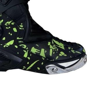 Botas de Motocicleta de Cuero para Hombre, Elegantes y a la Moda, Impermeables, Botas de Carreras, Zapatos de Motocicleta de Cuero para Conducir - Product Image 4