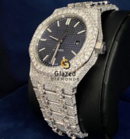 Montre mécanique pour homme, édition limitée, 41 mm, mouvement automatique ETA, diamant bleu cultivé en laboratoire, collection rare de designer, analogique