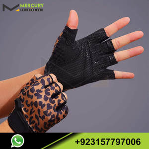 Guantes antideslizantes para Fitness, manoplas de medio dedo para levantamiento de pesas, para gimnasio - Product Image 2