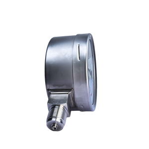 150 मिमी तरल भरा हुआ बोर्डन ट्यूब दबाव गेज स्टेनलेस स्टील मैनोमीटर-1 0 बार शॉक प्रूफ 304 316L कम माउंट npt G1/2 - Product Image 3