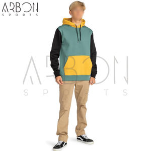 Simple Hoodies Best Seller Good Quality Highest Product Newest Design <b>Men</b> Clothing Casual Wear Solid Pullover <b>Men's</b> <b>Hoodie</b> - Product Image 3