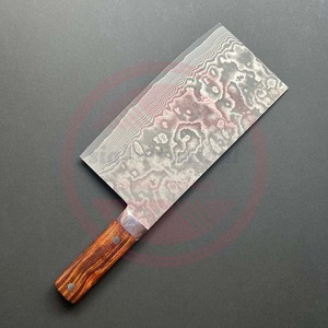 COUTEAUX DE CUISINE À LAME FIXE EN ACIER DAMAS EN ACIER INOXYDABLE PERSONNALISÉ À VENDRE - Product Image 2