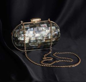 Elegante bolso de mano de nácar hecho a mano para mujer vestido-como para verano Formal y ocasiones especiales FIESTA DE Navidad exclusivo - Product Image 5