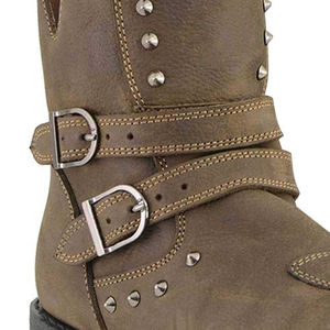 Calidad Premium personalizado su propio diseño de logotipo protección de seguridad correas de hebilla antideslizante botas de moto transpirables con OEM - Product Image 4