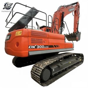 Excavadora Usada Doosan DX300 de 30 Toneladas con Cucharón de 1.5m³, Marca Coreana Original, Excavadora de Construcción Grande sobre Orugas, Bajo Número de Horas, Certificación CE - Product Image 1